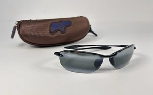 Maui Jim Makaha MJ405-02 Sonnenbrille schwarz grau polarisiert - Bild 1 von 18