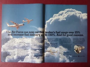 5/1984 PUB GENERAL ELECTRIC USAF KC-135R TANKER CFM56 ENGINE ORIGINAL AD - Imagen 1 de 1