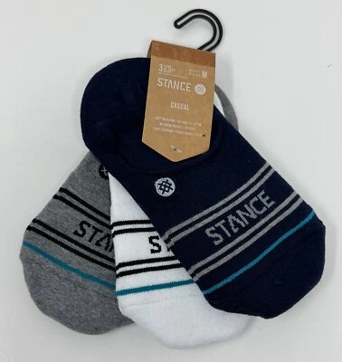 Men's Stance Casual Basic No Show Socks 3 Pack  Size M 6-8.5 Women's 8-10.5 - Image 1 of 3