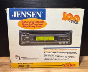 Jensen XCD9020 4 Channel AM/FM CD Receiver Detachable Face Plate 100 Watts - Picture 1 of 5