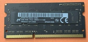 🔥Micron 4GB 1Rx8 PC3L-12800s COMPUTER Memory Ram MT8KTF51264HZ-1G6E2 - Picture 1 of 2