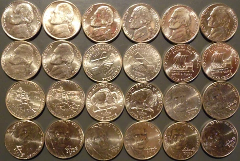2000-PD thru 2009-PD Jefferson Nickel Choice/Gem BU Uncirculated Date Set Cover