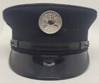 Antique Vintage F.D. Fireman Fire Department Uniform Dress Cap Visor Hat Size 7