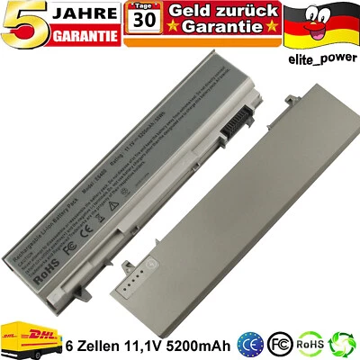 Laptop Akku Für Dell Latitude E6400 E6410 E6500 E6510 PT434 W1193 KY265 5200mAh - Bild 1 von 4