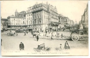 CP 13 - Bouches-du-Rhône - Marseille - Le Quai de la Fraternité et la Cannebière - Bild 1 von 2