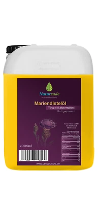 Mariendistelöl 3 Liter Kanister für Pferde Tiere 100% rein, kaltgepresst  - Bild 1 von 3