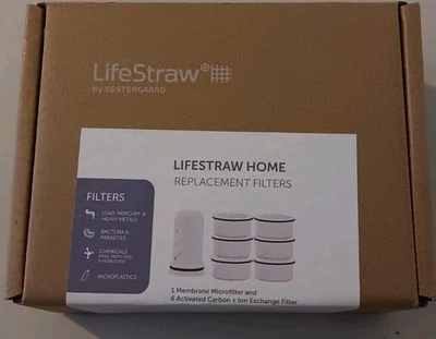 LifeStraw By Vestergaard Home Replacement Filters 5 Pack + Membrane  Filter - Image 1 of 4