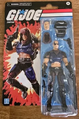 Hasbro G.I. Joe Classified Retro Zartan 6” exclusivo de Walmart nuevo en tarjeta Foto 1 de 4