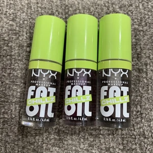 3X NYX Fat Oil Lip Drip Gloss Strawberry Slush Hydrating High-Shine Gloss - Bild 1 von 3