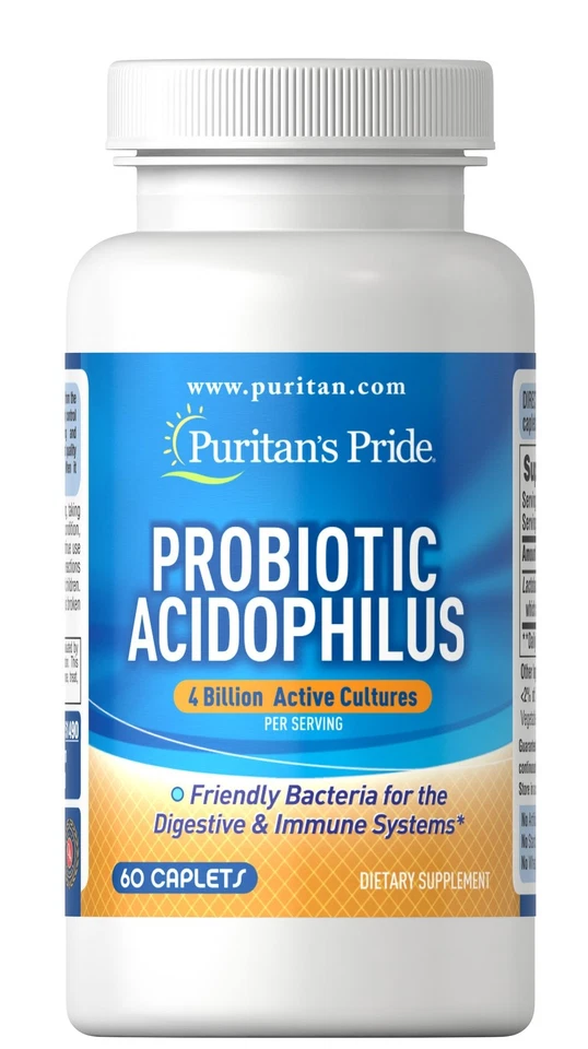 Puritan's Pride Acidophilus y enzimas digestivas - 60 comprimidos Foto 1 de 1