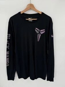 Camiseta Nike Dri-Fit Kobe Bryant Negra Mamba Negra Púrpura Manga Larga Talla Grande - Imagen 1 de 6