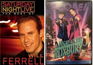 2 DVDs set 1 SNL Best of Will Ferrell 1 Night at the Roxbury C Kattan Pre-owned - Imagen 1 de 1