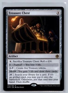 Tarjeta mágica Magic The Gathering Adventures in the Forgotten Realms #252 Treasure Chest - Imagen 1 de 2