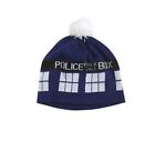 Unisex TARDIS Pom Beanie Hat Doctor Who  Halloween hat cap by ELOPE