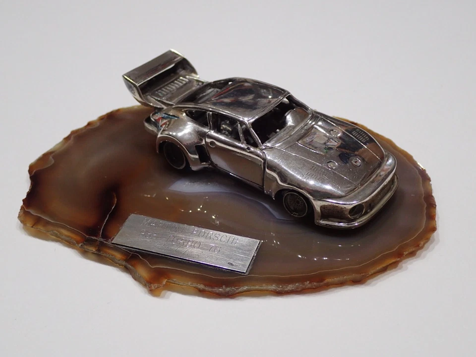 PORSCHE 935 TURBO 1976 MICHELE CONTI IN ARGENTO EDIZIONE LIMITATA SCALA 1:43 (S) - Immagine 1 di 4