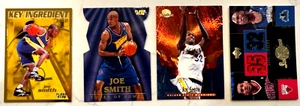 LOT OF 4 JOE SMITH, UPPER DECK JSY, SKYBOX MELTDOWN, FLEER GOLD, TOWER OF POWER - Picture 1 of 2