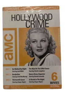 AMC Hollywood Crime 6 Movies (3-DVD Set, 2004) - NEW Sealed Ginger Rogers - Picture 1 of 4