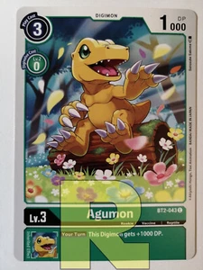 2x Agumon ® BT2-043 C ® Comune ® Digimon Ver.1.0 ® Inglese - Picture 1 of 1