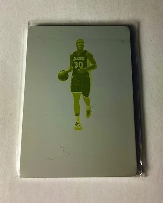 Julius Randle 1/1 印刷板 2017 帕尼尼首选篮球 1/1 罕见 #1 — 第 1/4 张图片