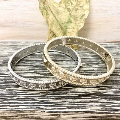 Blossom ball trim bracelet Matt gold Plated stackable hot trendy must have items - Image 1 of 4