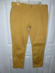 Pantalones de mezclilla para mujer American Rag Cie amarillo mostaza talla 15-S - Imagen 1 de 4