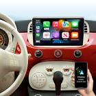 2+32GB Android 11 CarPlay Autoradio GPS Navi BT WiFi RDS Für Fiat 500 2007-2015