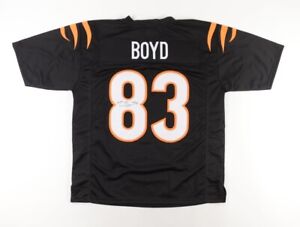 Tyler Boyd Signed Cincinnati Bengals Black Jersey (JSA) Ex Panther Wide Receiver