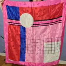 Vintage Chang Joh Rising Sun Scarf 32×33