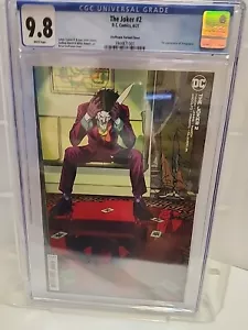 Cubierta variante Joker #2 CGC 9.8 Stelfreeze primera aparición venganza - Imagen 1 de 1