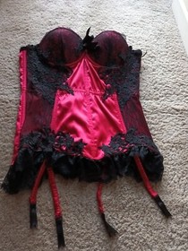 Fab Ann Summers  Moulin Rouge Marie  Corset ❤️ Sexy Sz 12 (10) &pound;65 RSP VALENTINE