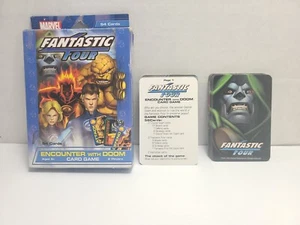 Marvel Fantastic Four Encounter With Doom Strategy Card Game Complete 2005 C2 - Picture 1 of 6