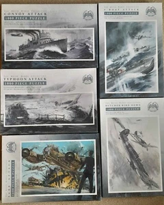 Your Choice of Keith Burns Bellica 1000 Piece WWII MLITARY STILL SEALED JIGSAWS - Picture 1 of 6