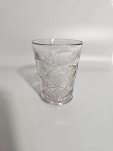 VASOS DE VIDRIO TRANSPARENTE CAMBRIDGE FRESA EAPG c1915 - Imagen 1 de 9