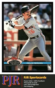 1991 Stadium Club #238 Felix Fermin Cleveland Indians Extra 35% Off 4+ - Picture 1 of 2