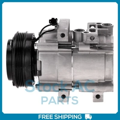 New A/C Compressor HS18 for Kia Sorento 3.5L - 2003 2004 2005 2006 QR - Image 1 of 4