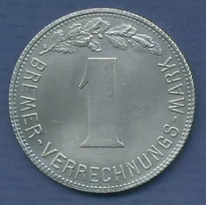 Bremen 1 marco de transferencia 1924, J N45 vz/st (m6242) - Imagen 1 de 2