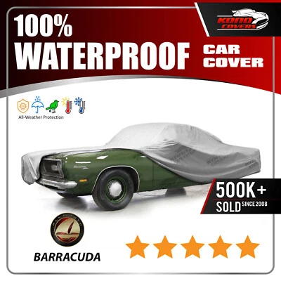 PLYMOUTH BARRACUDA 1967-1969 CAR COVER - 100% Waterproof 100% Breathable - Image 1 of 4