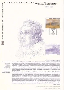 Philatelistisches Dokument 1. Tag: 51 2010 - Gemälde William Turner Maler - Bild 1 von 1