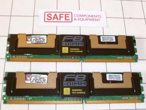 4GB Kit 2x2GB Kingston KTH-XW667/4G 240-Pin DIMM HP-Compaq Server Memory MM-015 - Picture 1 of 3