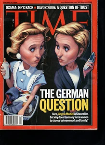 Time Magazine January 30 2006 Angela Merkel Osama Bin Laden Lee Kuan Yew - Picture 1 of 2