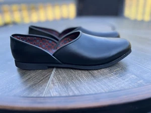 Zapatos sin cordones Gold Bond de colección negros talla 9D acolchados clásicos cómodos usados en excelente estado - Imagen 1 de 12