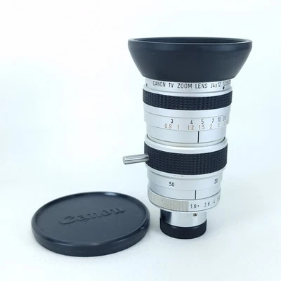Lens CANON TV ZOOM J4 x 12  12.5-50mm  1 : 1.8 Made in Japan | Untested/Spares  - Image 1 of 4