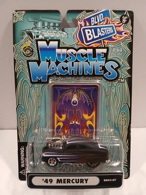 Muscle Machines Blvd Blasters '49 MERCURY 1:64 Diecast - BB03-07 - Image 1 of 2