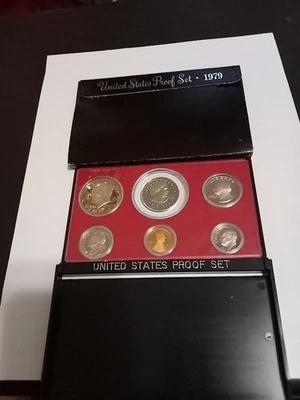 1979 Proof Set CN-Clad Susan B. Anthony Kennedy OGP 6-Piece Collection - Image 1 of 4