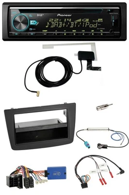 Pioneer MP3 Lenkrad CD USB DAB Autoradio für Alfa Romeo Mito 13-18 955 ISO schwa - Bild 1 von 4