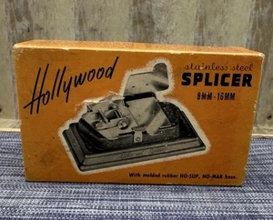 Vintage in Original Box Hollywood Automat Stainless Steel Film Splicer 8mm 16mm - Picture 1 of 7