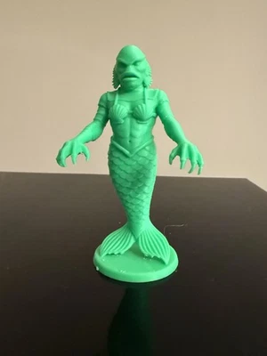 Criatura de la Sirena de la Laguna Negra - Figura Impresa en 3D Estilo Marx Foto 1 de 3
