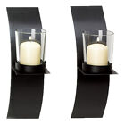 2PC Wall Mounted Candle Tea Light Holder Hanging Tealights Home Party Decor Chic