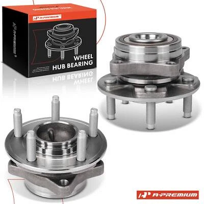 Conjunto de buje de cojinete de rueda de 2 piezas con ABS delantero para Jaguar F-Type 2014-2023 XFR-S Foto 1 de 4