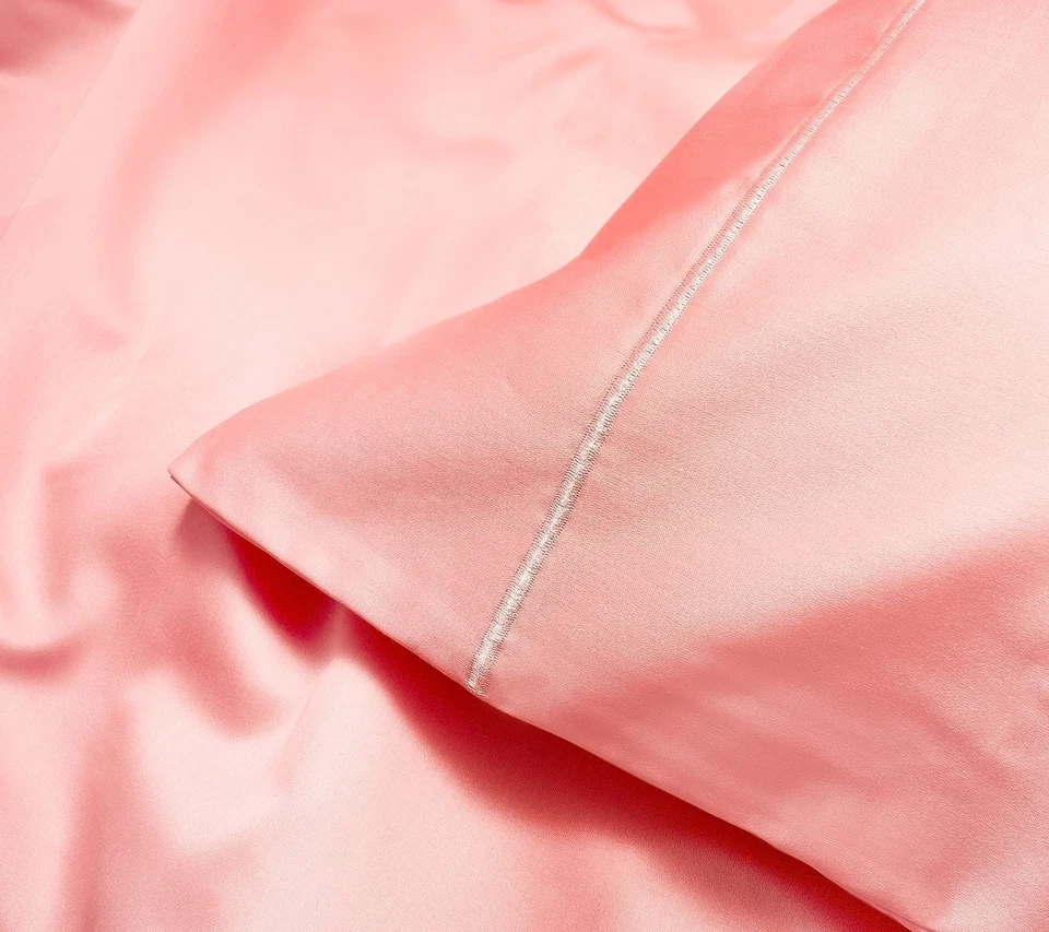 Northern Nights 500TC 100% Egyptian Cotton Sheet Set in Peach Split King OPENBOX - Image 1 of 2